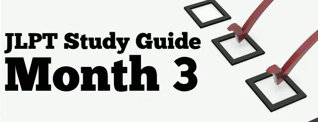 JLPT Study Guide – Month 3 post image