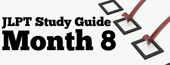 JLPT Study Guide Month 8 post image